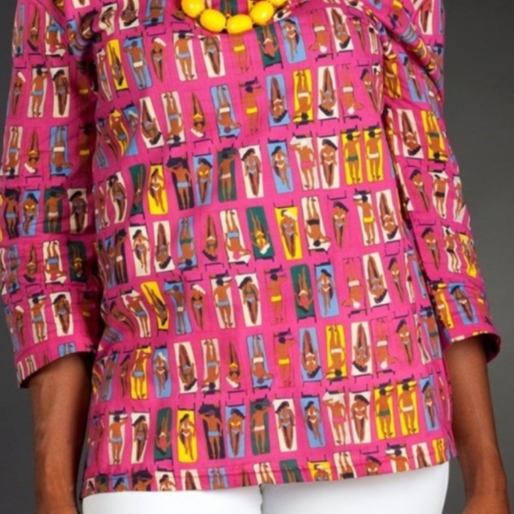 NWT! Adorable Sunbathing Tunic in Pink